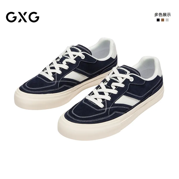 GXG通勤男鞋经典复古板鞋日常百搭休闲低帮鞋#G26D505014