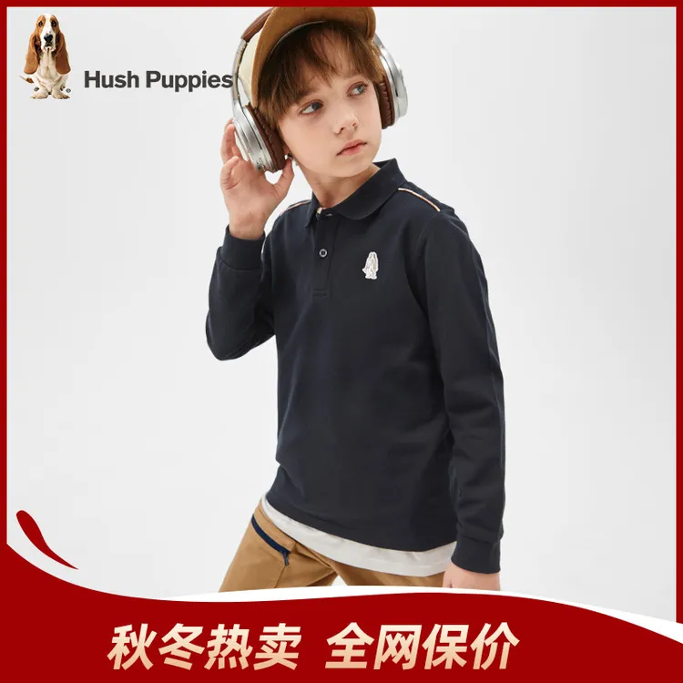S暇步士童装春季新款男童宽松长袖Polo衫HPSCBD11CP505