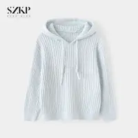 SZKP冬季新款女童连帽上衣中大童时尚洋气儿童休闲毛衣MFYD552808