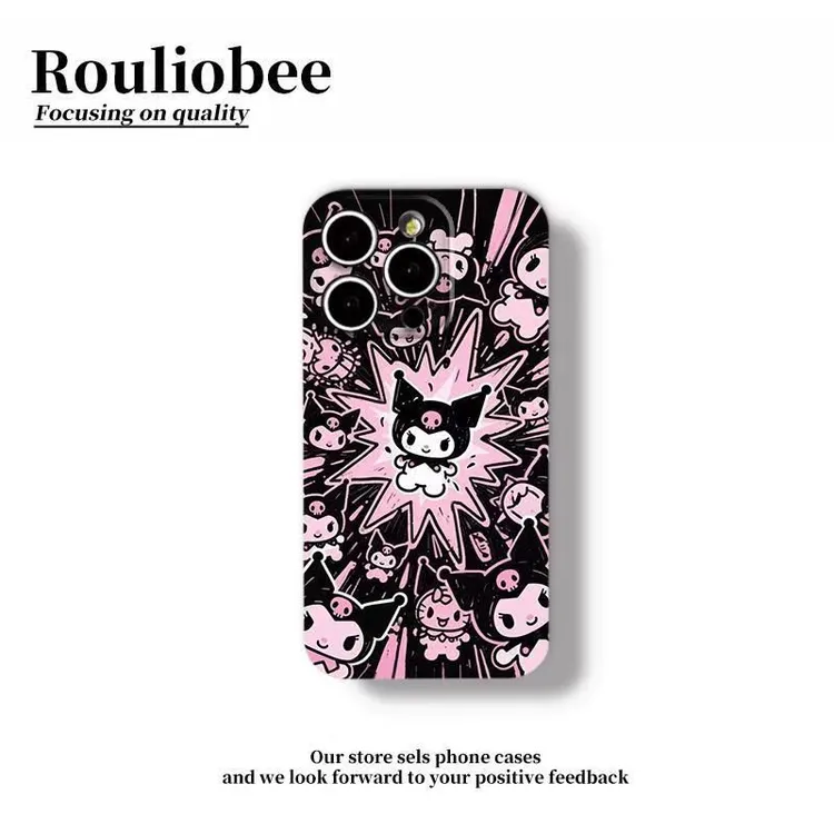 紫色爆炸库洛米适用苹果16/15手机壳菲林华为P70oppo小米vivo甜酷