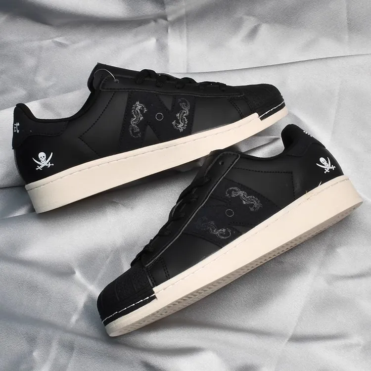 NEW BOLUNE/新百伦黑武士贝壳头板鞋男2025新款复古休闲百搭情侣