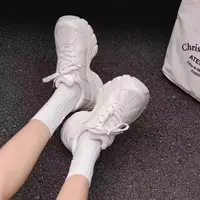 秋季新款百搭透气拼色厚底复古休闲运动德训鞋X29