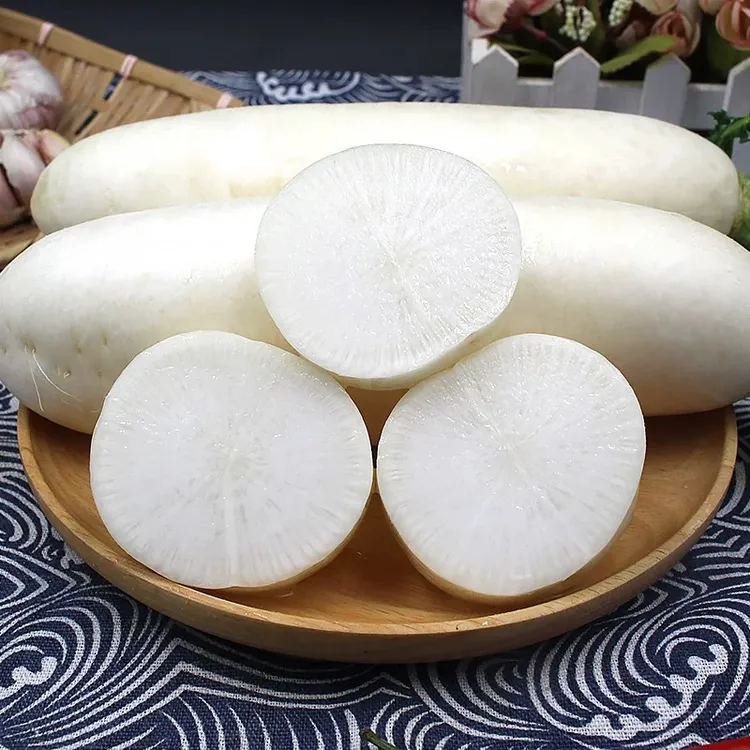云南新鲜白萝卜脆甜多汁3斤5斤新鲜蔬菜