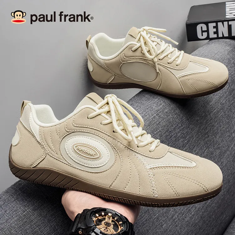 大嘴猴男鞋2025秋季新款时尚休闲鞋舒适软底防滑德训鞋男士运动鞋