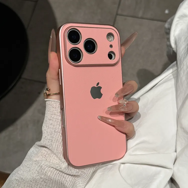 秋冬新款高级素皮纹适用iPhone17promax手机壳16苹果15全包14女13