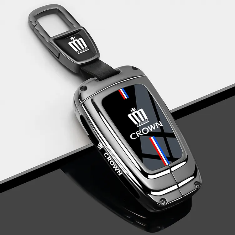 适用24款皇冠陆放钥匙套2.0T四驱新丰田车2.5L HEV两驱专属壳扣包