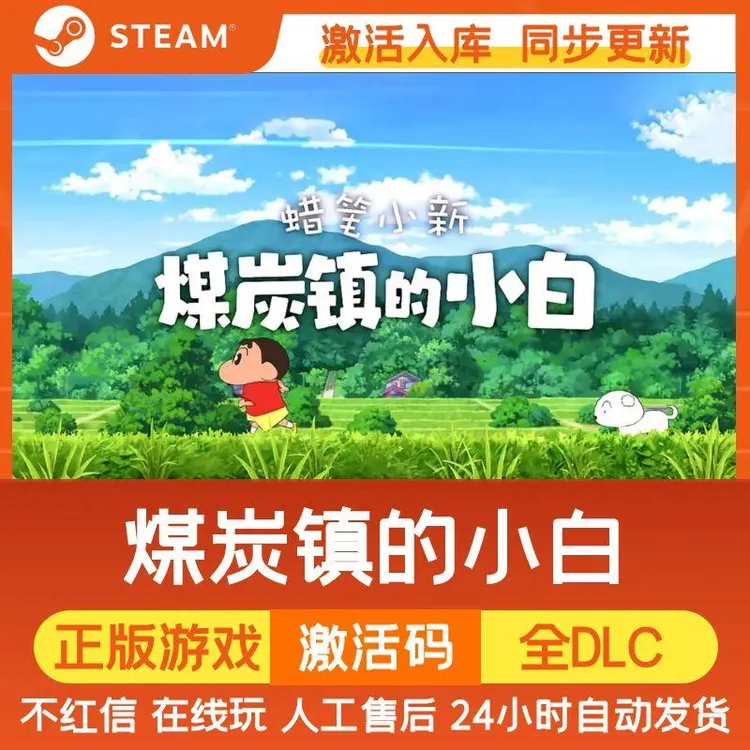 蜡笔小新 煤炭镇的小白 Steam游戏 CDK激活码 DLC 电脑游戏 入库