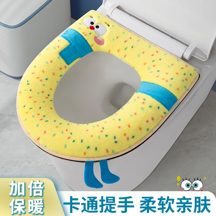 四季通用加大卡通马桶垫坐垫坐便套保暖可水洗可爱柔软马桶座圈