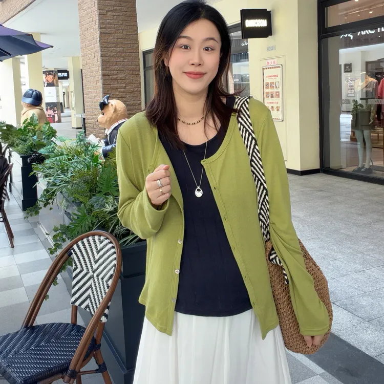 NANA【绿野仙踪】春夏慵懒风长袖防晒开衫外套宽松罩衫显瘦C0839