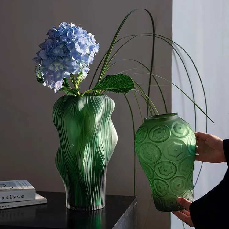 北欧花瓶轻奢高级感水培花瓶百合玫瑰轻奢高级感花瓶摆件客厅插花
