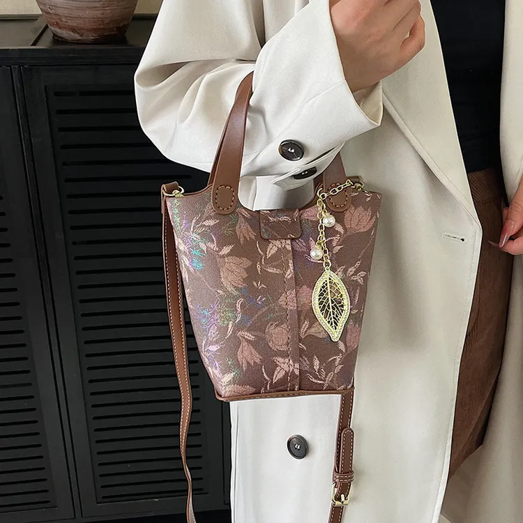 diy材料套l自制新中式国风材料包印花手提包时尚单肩斜挎包送女友