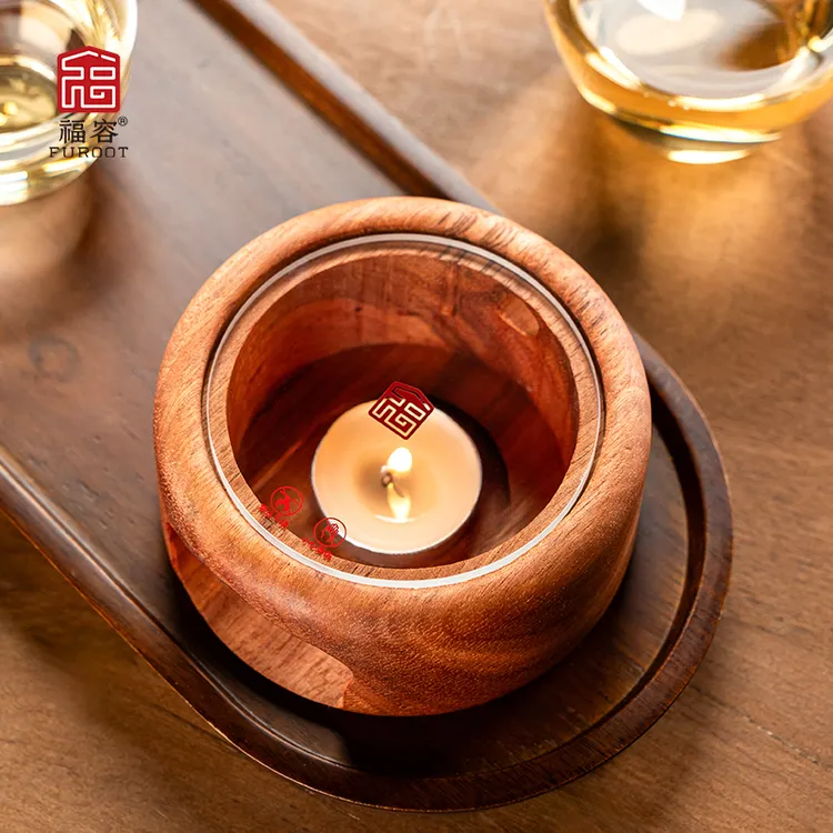 福容恒享温茶炉中式温茶器蜡烛茶杯茶壶加热暖茶炉保温围炉煮茶器
