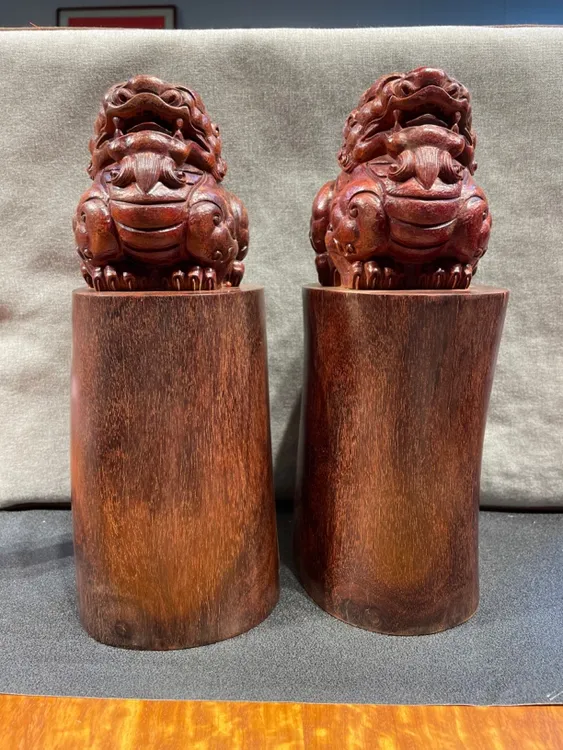 印度小叶紫檀老料手工癖犰