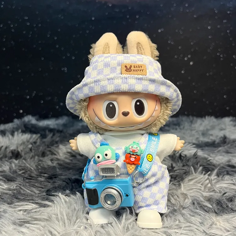 labubu娃衣一二三代前方高能平静希望娃衣拉布布衣服坐坐派对服饰