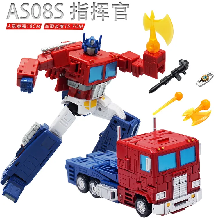 ASTOYS变形玩具金刚擎天OP柱模型KO电影C级指挥官SS86机器人手办