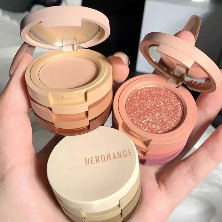 HERORANGE单色眼影盘双旦双12大地色送女友定仪式感圣诞元旦跨年