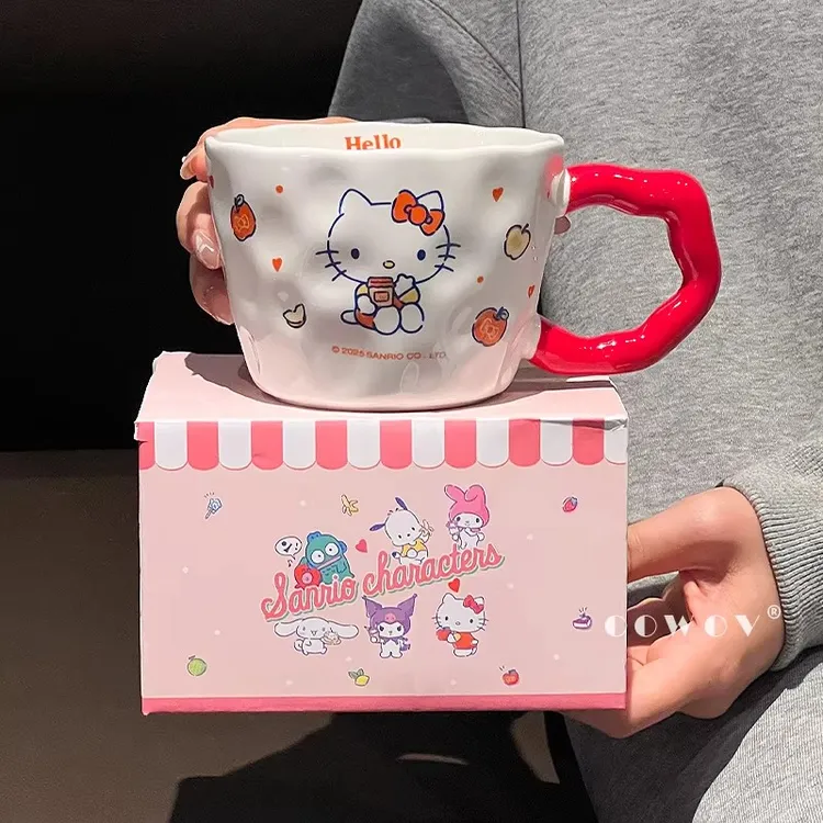 三丽鸥hellokitty陶瓷马克杯情侣水杯家用高颜值喝水女生礼物杯子