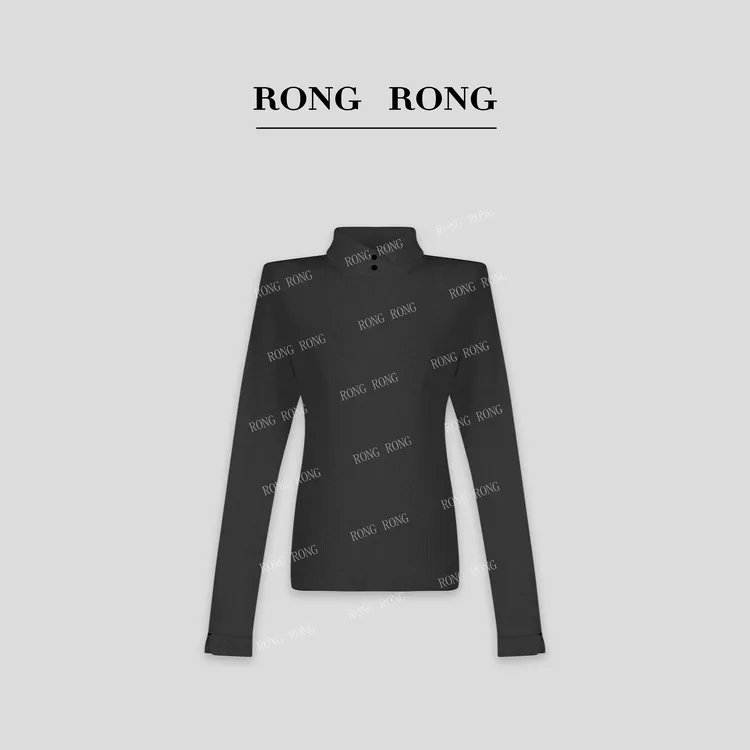 溶溶【年度神器】RONGRONG 绵羊毛混纺自发热感衬衫版毛衣 RR2412-2