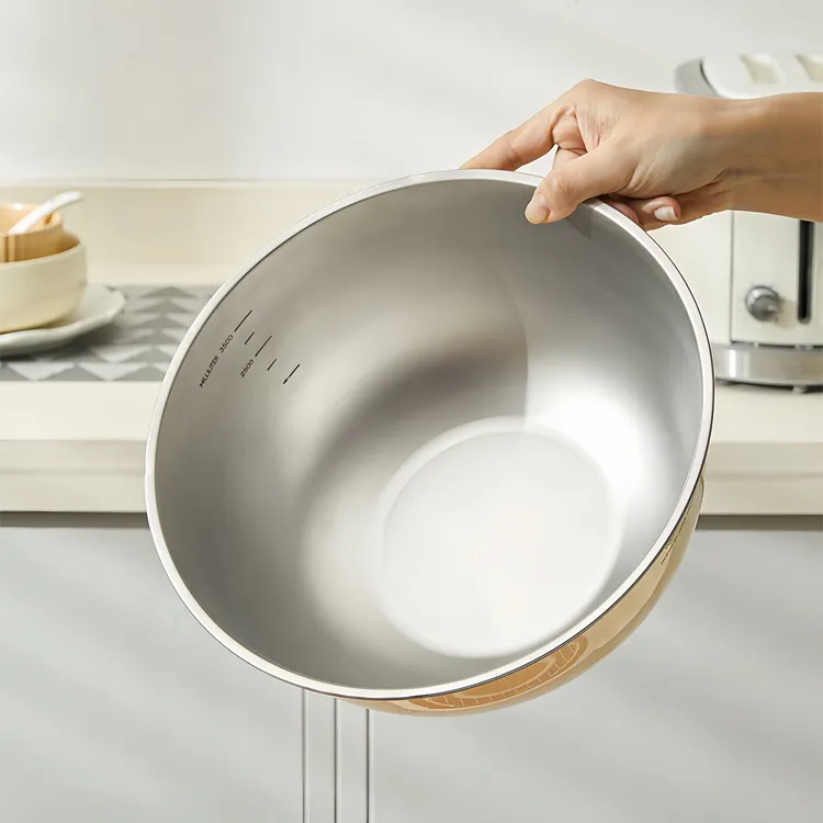 不锈钢盆厨房洗菜盆家用和面料理拌菜沙拉碗打蛋盆和面盆刻度盆