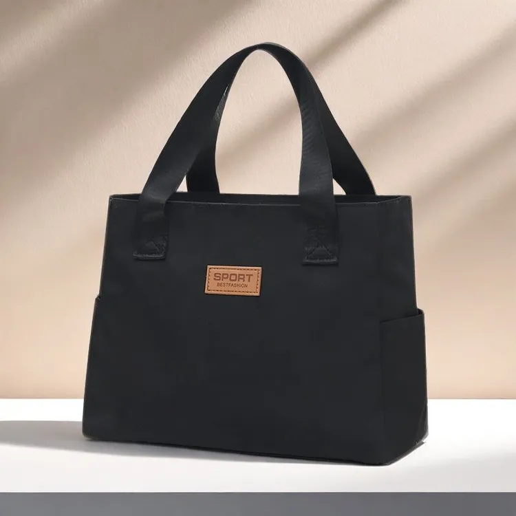 爆款男士手提包商务a4大容量轻便上班通勤男女通用防水手提布包