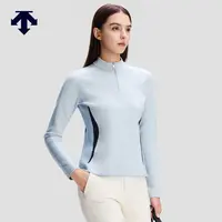 DESCENTE迪桑特SKISTYLE系列女士半拉链针织套头衫新品D5432SHT54