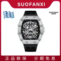 【官方正品】索梵希诺亚方舟系列SA3000/高端时尚机械男表-aom