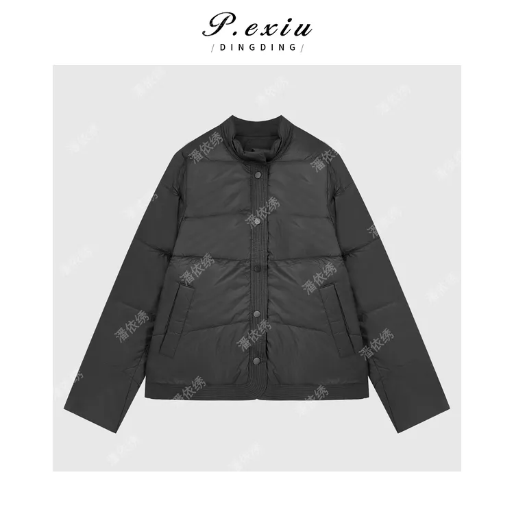 进口白鸭绒极简主义两面穿简约百搭羽绒服 Q16986