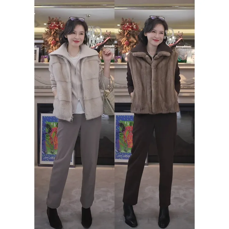 我是摩羯 定制感西裤  绵羊毛拉毛软糯中高腰老钱风直筒裤