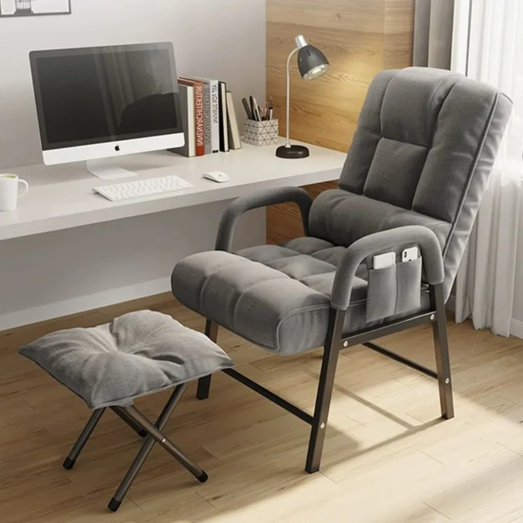 折叠躺椅家用电脑椅可躺宿舍懒人沙发椅大学生寝室靠背椅子电竞椅