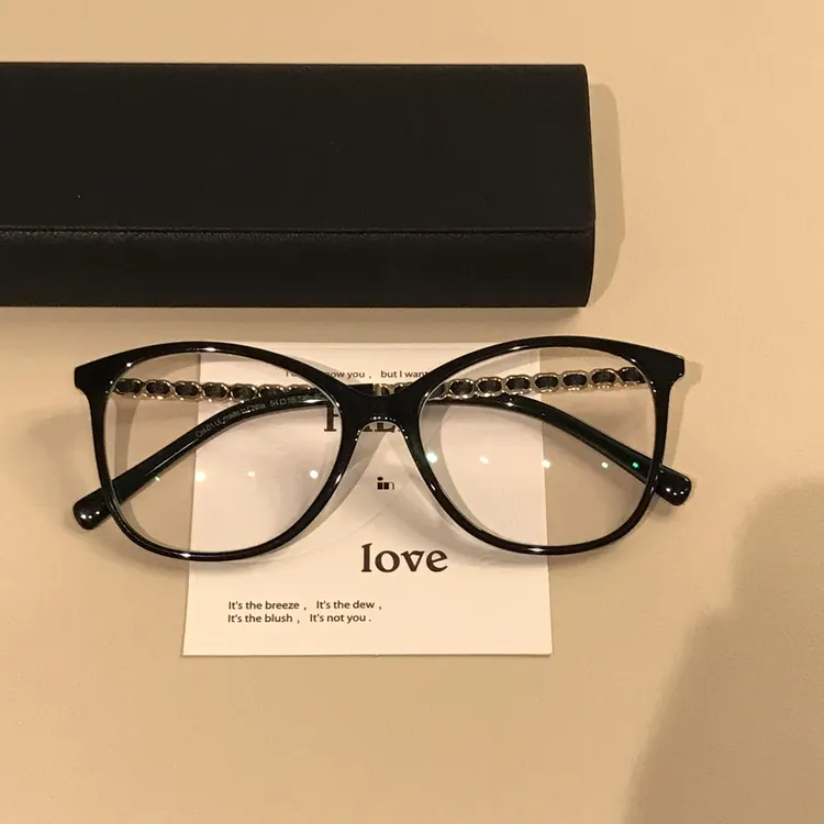 赵露思同款黑框素颜神器眼镜女近视可配度数防蓝光大框链条显脸小