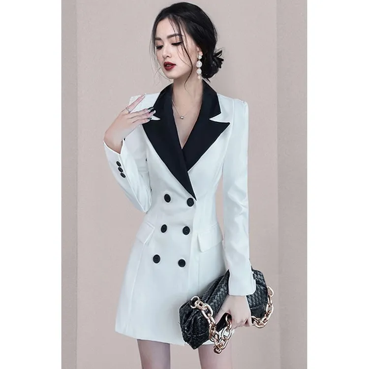 甜美可爱风格衣服秋季女装2025年新款女西服高级感外套裙气质修身