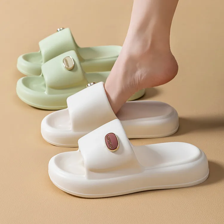 踩屎感凉拖鞋女2025新款室内家居情侣浴室防滑eva厚底洗澡拖鞋男
