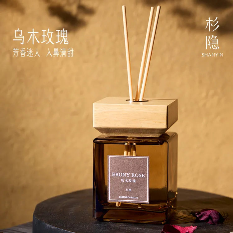 【500ML】高级经典家居香氛乌木玫瑰无火香薰精油经典酒店家用气味
