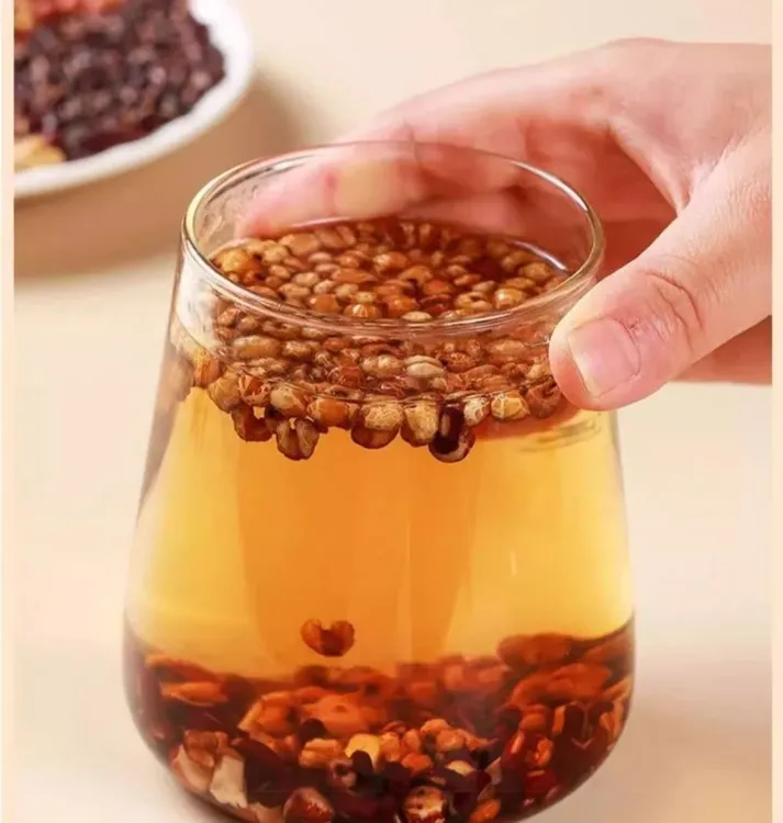 红豆薏米茶茯苓薏湿茶茶赤小豆湿热花茶三蒸三晒夏日专供