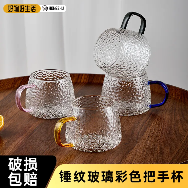 大容量防尘锤纹水具冰箱果汁扎壶耐热防爆冷水壶家用凉水壶把手杯