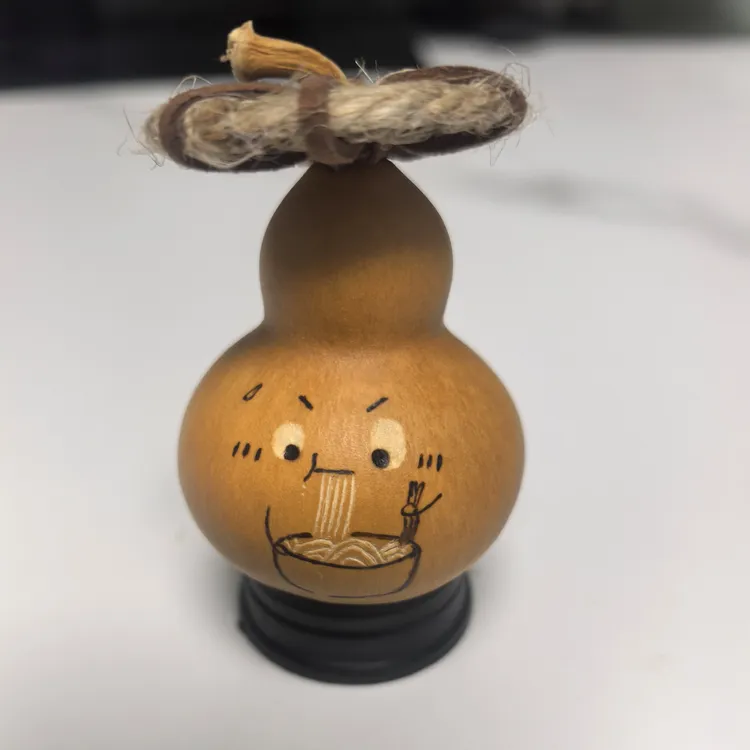 可烙字烙画，吃面小葫芦摆件包挂车挂钥匙挂件