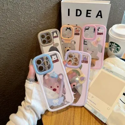 小猪适用华为mate60苹果oppo小米15/14/13promax防摔vivo手机壳女