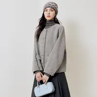 【王雪糕专属】firststation单排扣宽松短款大衣外套女8125A