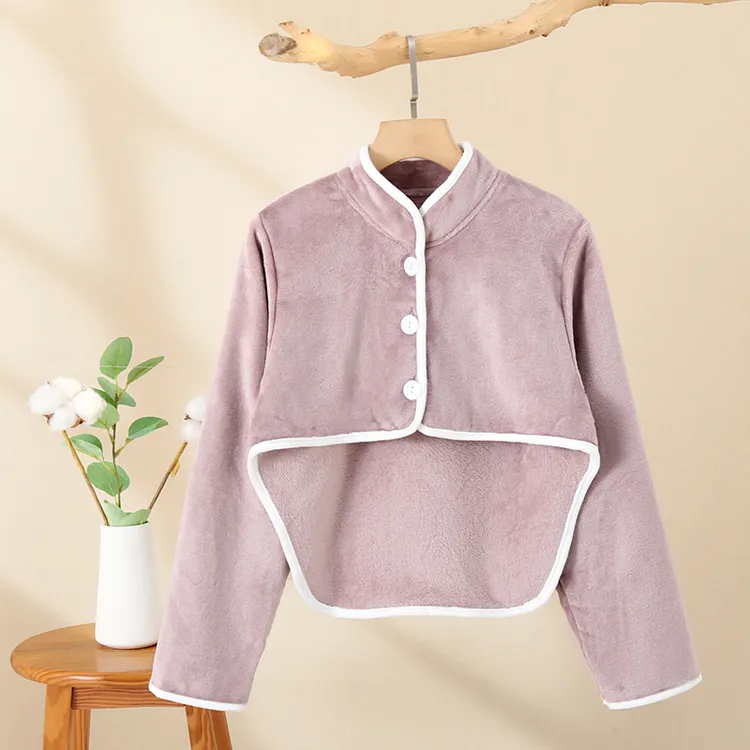 后背加长坎肩睡觉护肩颈椎防寒女士保暖肩周马甲男士睡觉专用护肩