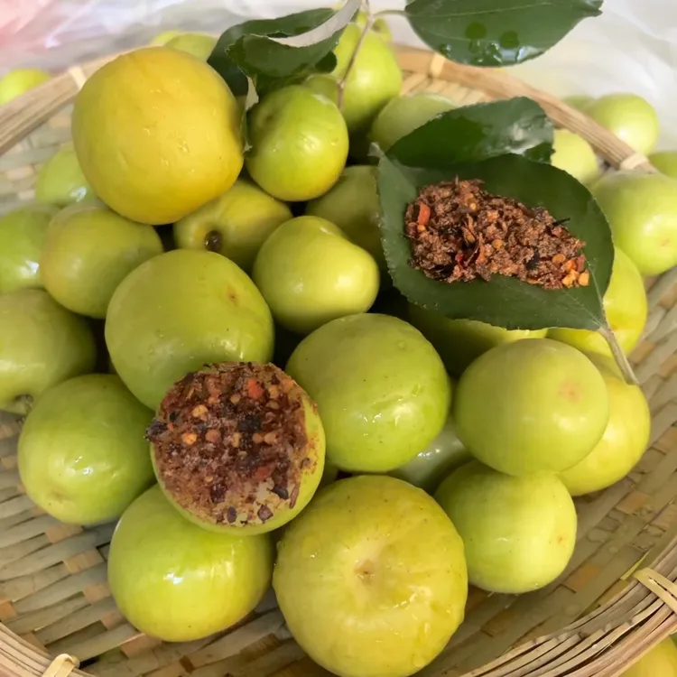 孟定特产酸麻阔酸枣嫁接青枣酸甜味送傣家糊辣椒面麻颗坏损包赔