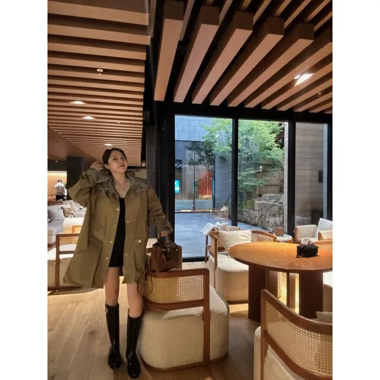 （MY）BETTERJOELAY-【雨夜暖身】百搭连帽百搭开衫风衣休闲风Z4822