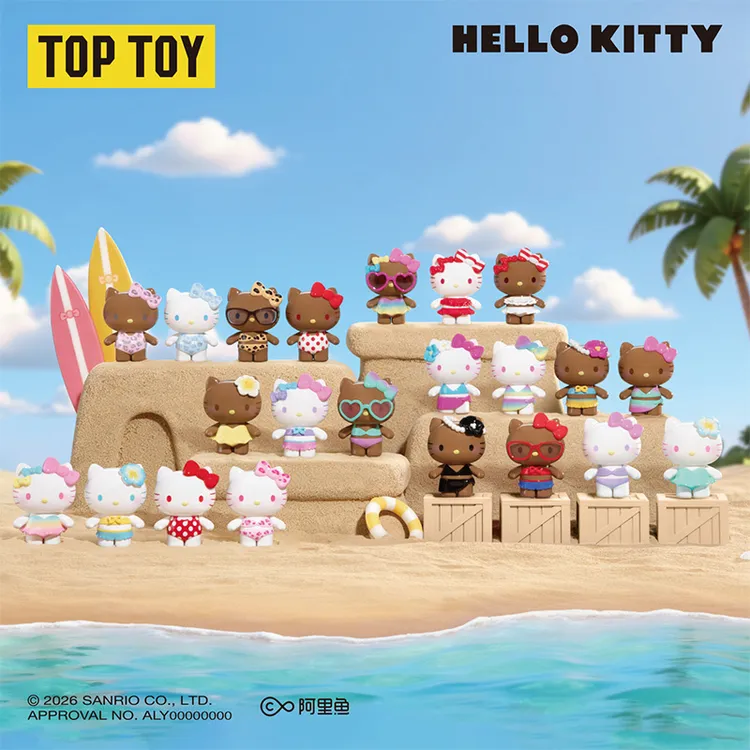 【Kitty萌粒】TOP TOY Hello Kitty泳衣派对系列盲袋公仔摆件礼物