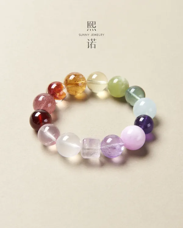 懒猫nono│Saynono 多宝2_紫水晶天然水晶手链(多样性发其一)