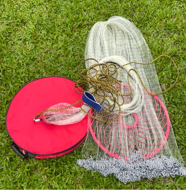 钢拉丝飞盘链条手抛网结实耐用拉力十足（带包）