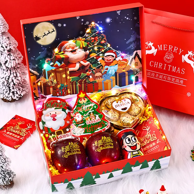 圣诞节苹果礼盒平安夜礼物送男生女生闺蜜儿童的创意礼品高端礼盒商品图