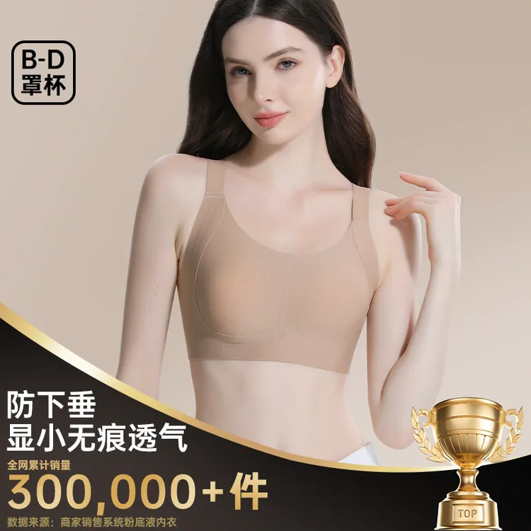 JKbra【买一送一】10A大胸显小提拉可外穿薄款纸片人粉底液运动内商品图