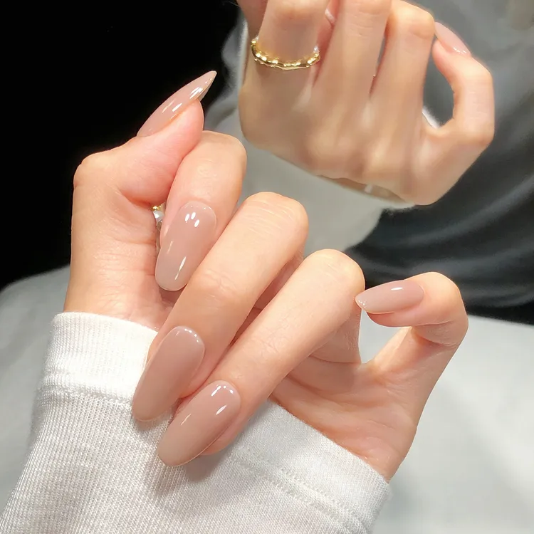 嬛嬛轻奢纯手工穿戴甲美甲短中款款式高级感秋冬高级显白美甲甲片