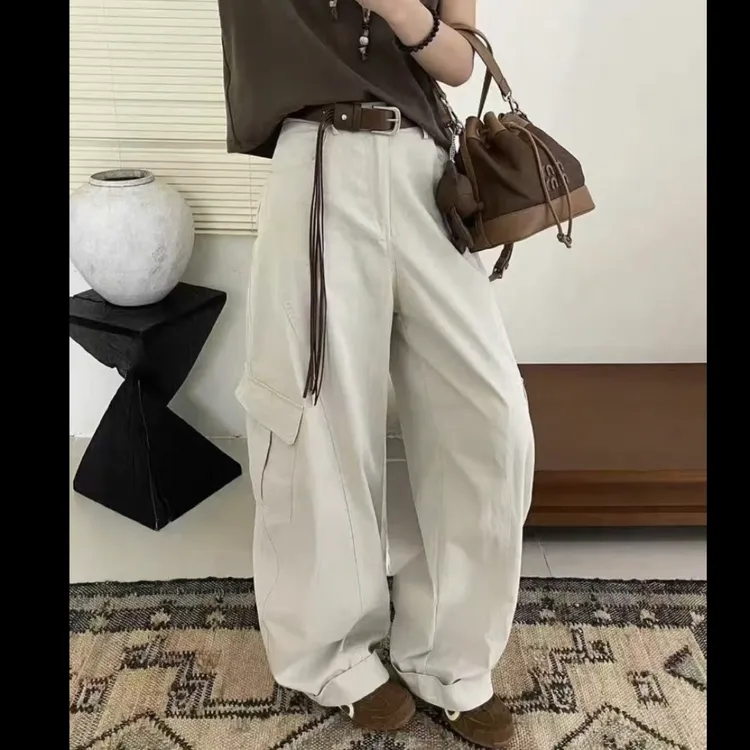 【海南简爱】百搭显瘦弯刀工装裤11520