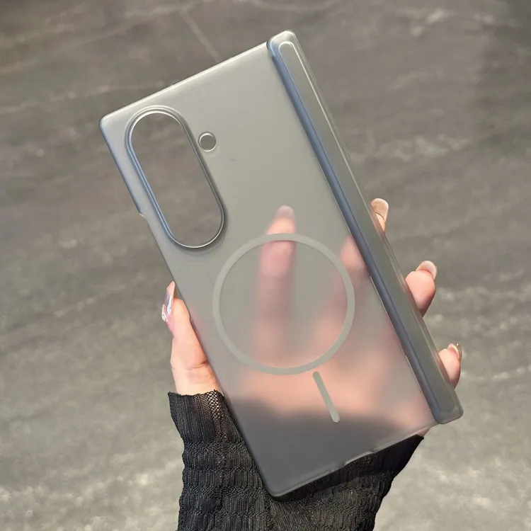 适用三星zfold7手机壳磁吸中轴zfold7磨砂散热galaxy折叠屏保护套