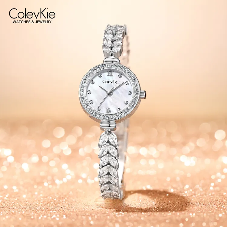 Colevkie【官方正品】美人鱼手表女款爆款2025新款轻奢镶钻女士手表